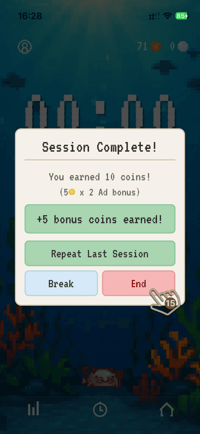 Complete the Session